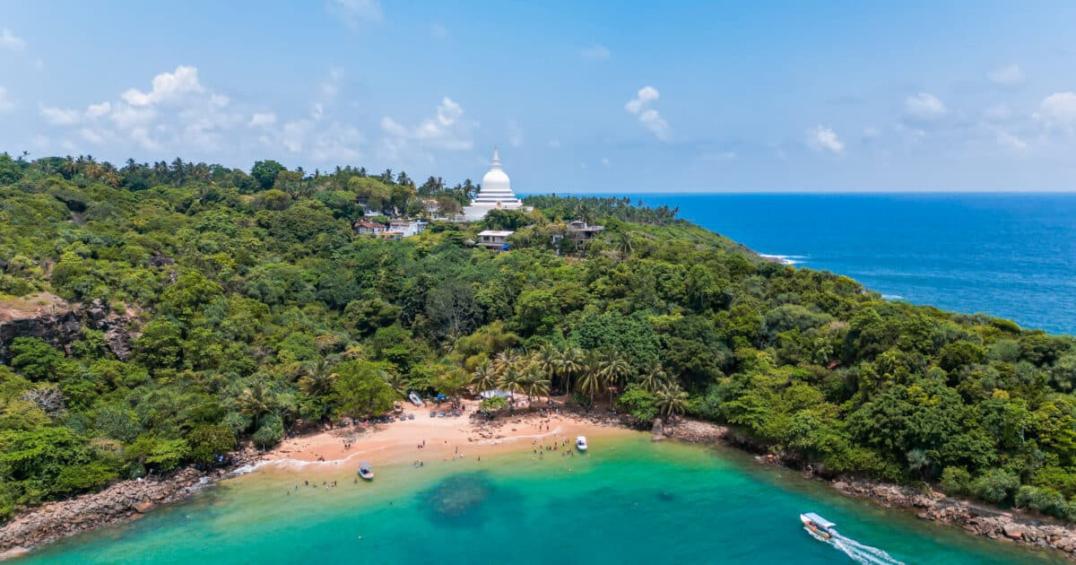unawatuna-beach-aerial-view